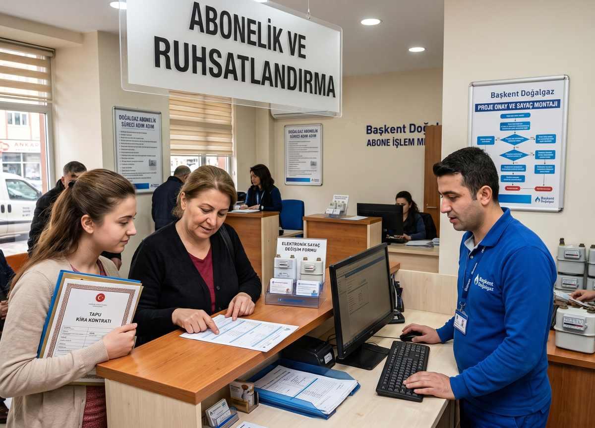 Doğalgaz Ruhsat ve Abonelik İşlemleri